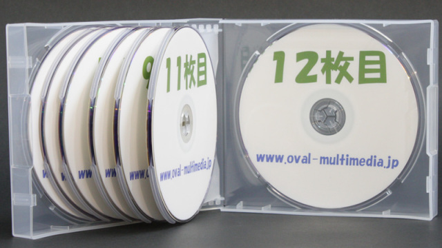 CD・DVD空ケース　3枚収納4枚、2枚収納2枚、1枚収納2枚、合計8枚セット