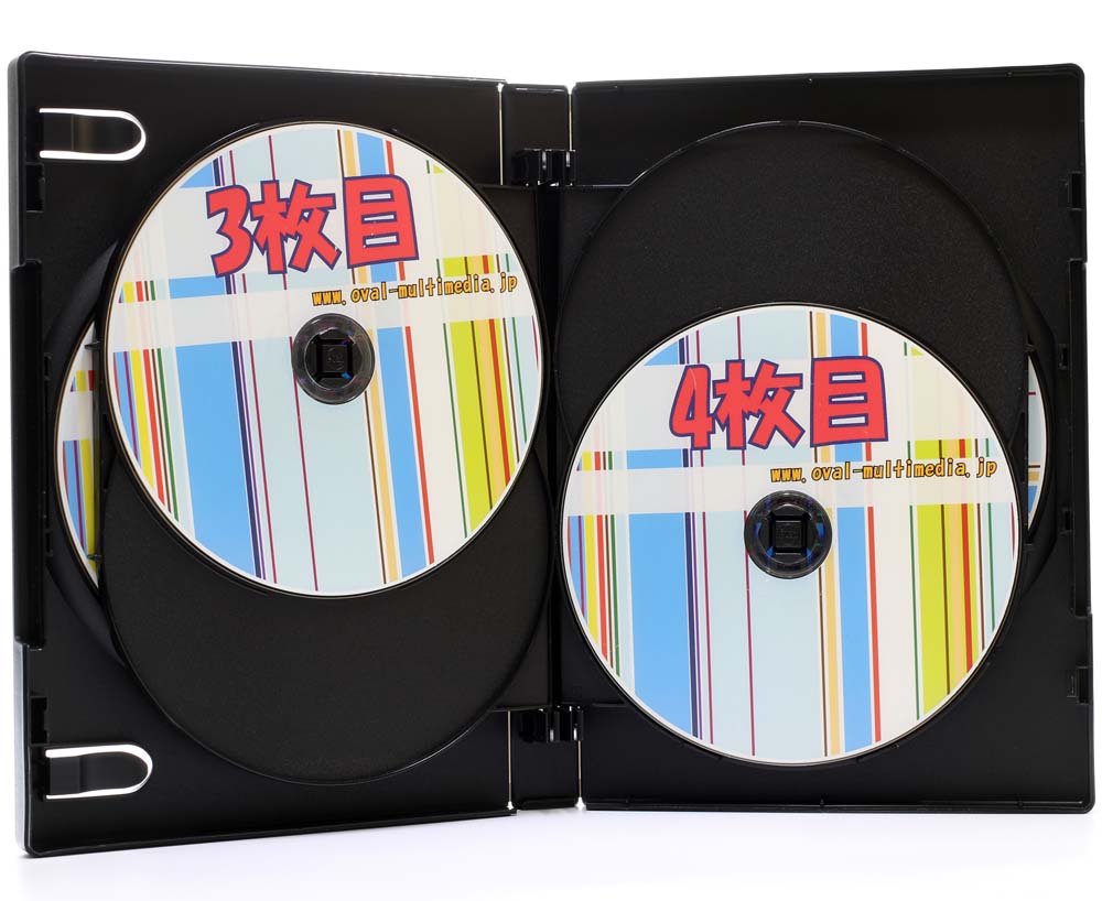 6枚収納DVD・BDケース　内部